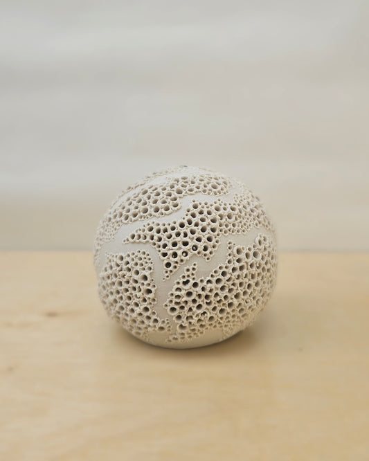 Small Cream White Sphere Lantern 6