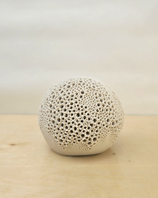 Small Cream White Sphere Lantern 10