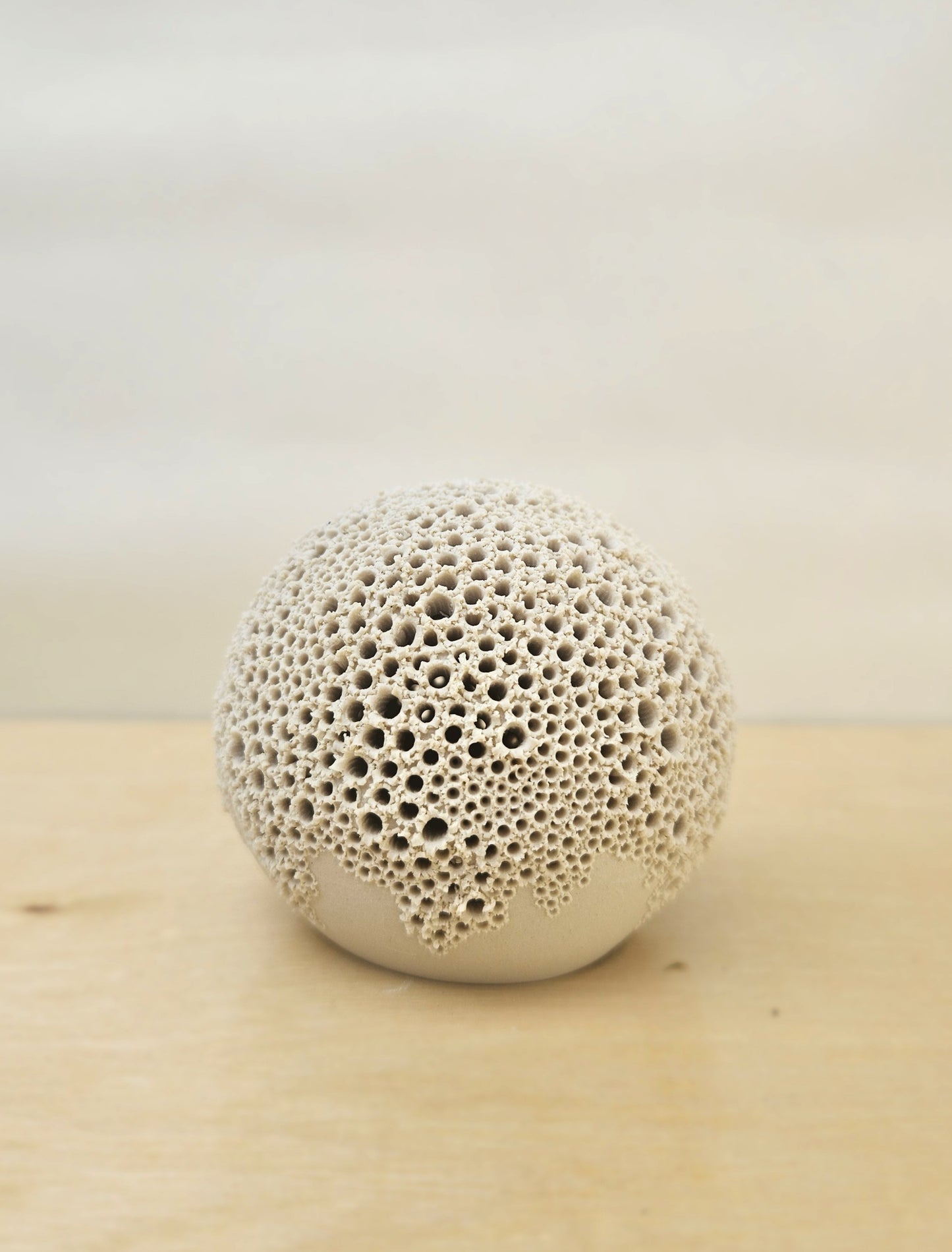 Small Cream White Sphere Lantern 10