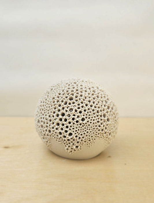 Small Cream White Sphere Lantern 10