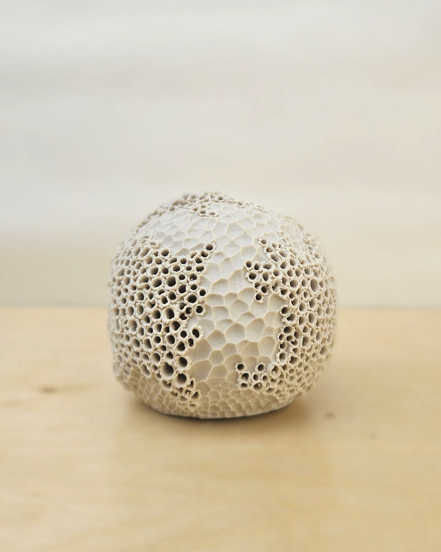Small Cream White Sphere Lantern 11