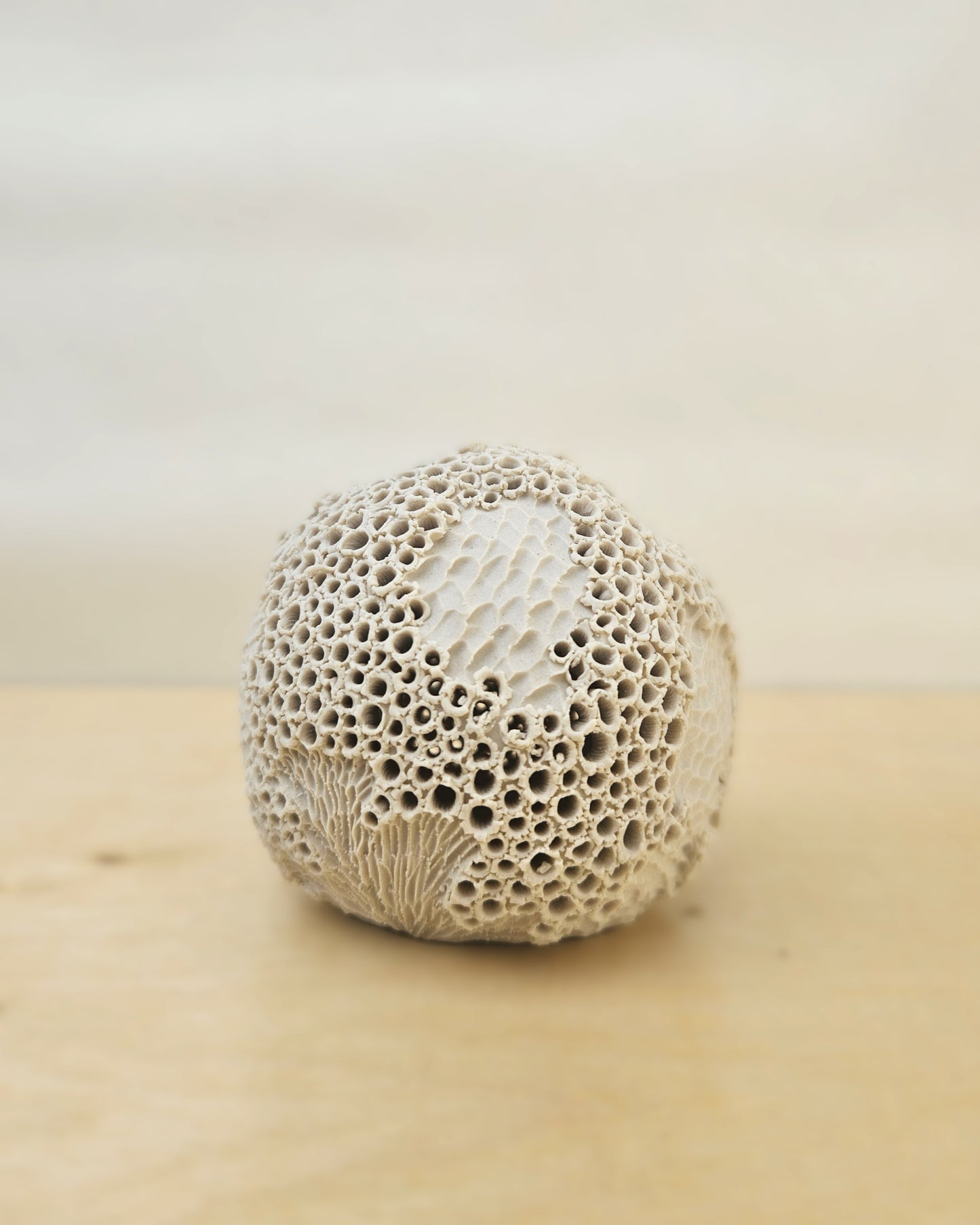 Small Cream White Sphere Lantern 11