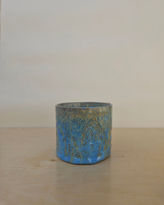 Small Light Blue Drippy Cup
