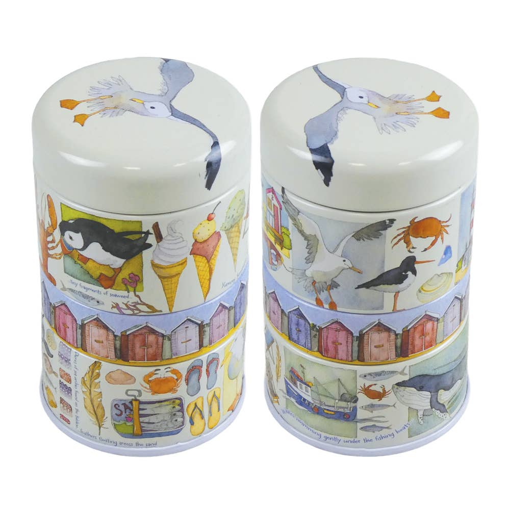 Coastal Pieces Mini Stacker Tin