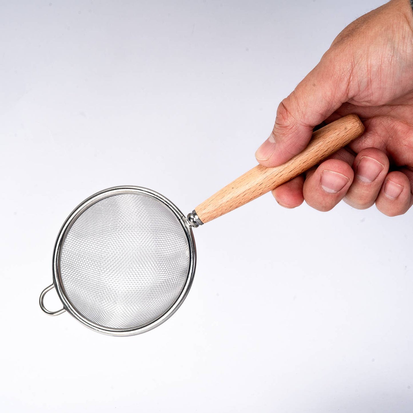 Matcha / Tea Strainer with Wooden Handle