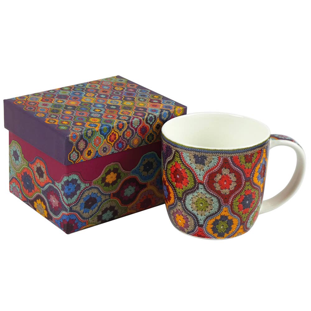 Mystical Lanterns Bone China Mug With Gift Box - Janie Crow