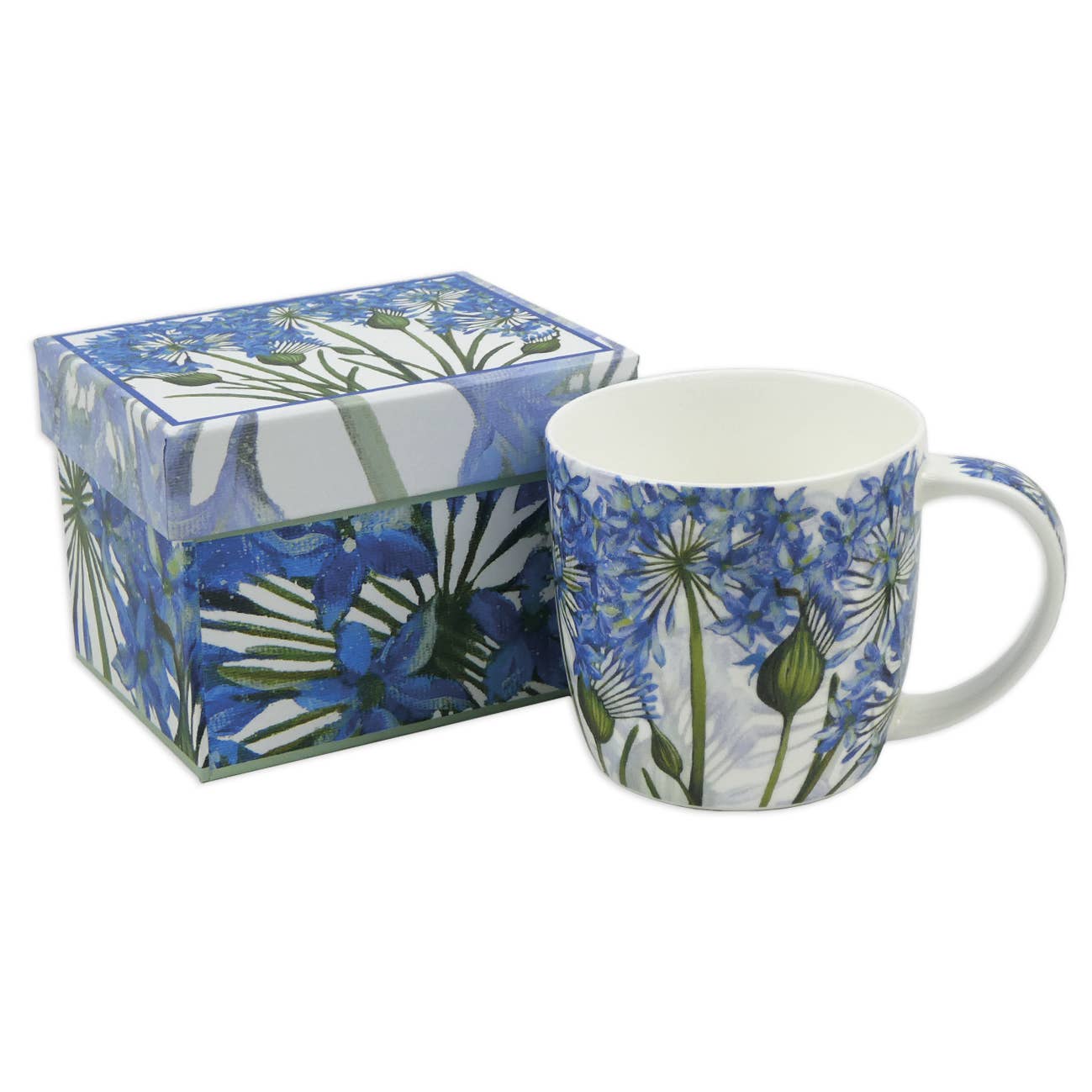 Agapanthus Bone China Mug With Gift Box