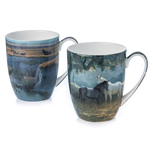 McIntosh - Bateman, Horses (Mug Pair)