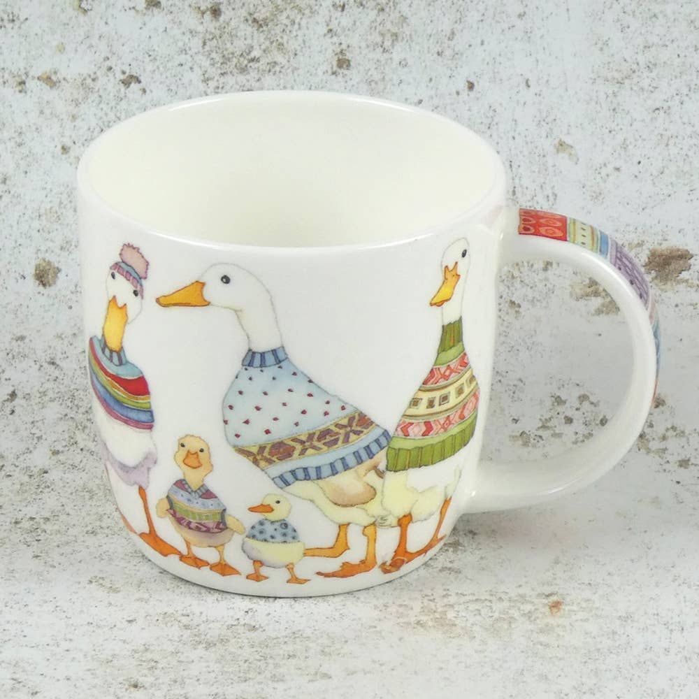 Dapper Ducks China Mug With Gift Box