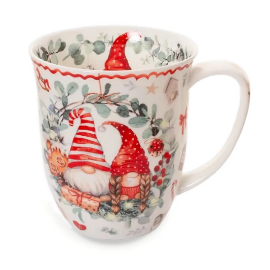 Gnome Wreath - Big Mug