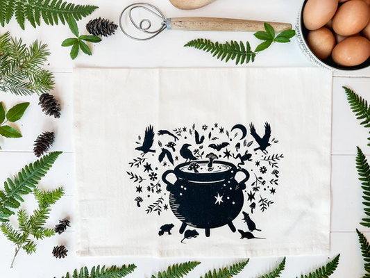 "Cauldron" Tea Towel