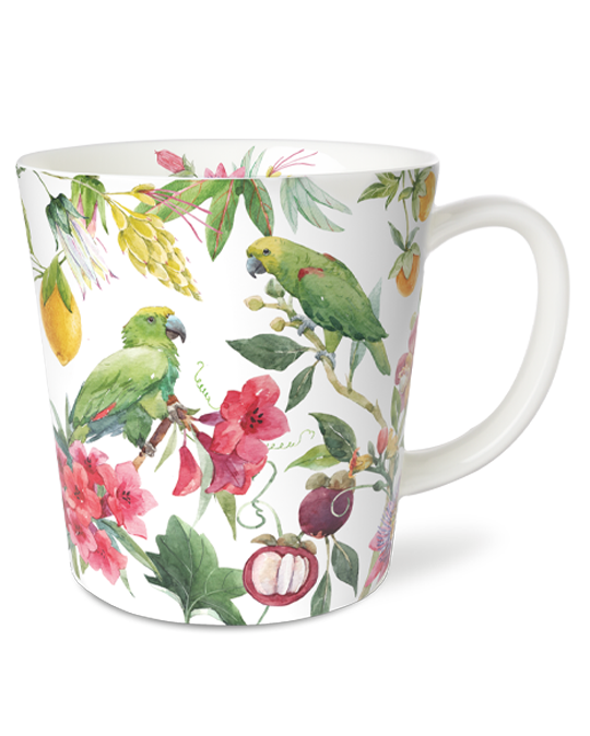 Tropical Parrots - Large Mug