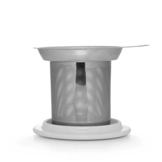 VIVA - Stainless Steel Tea Infuser w/ Ceramic Lid