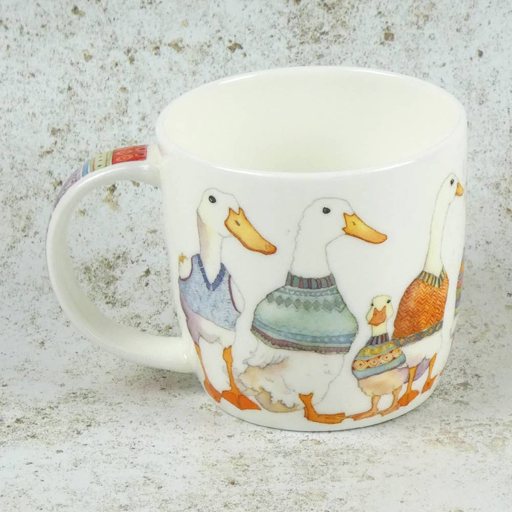 Dapper Ducks China Mug With Gift Box