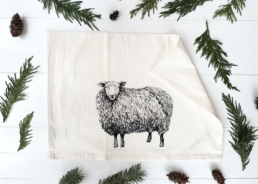 "Sheep" Tea Towel