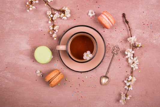 Caja de té helado afrutado