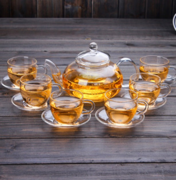 Service à thé en verre (800 ml)