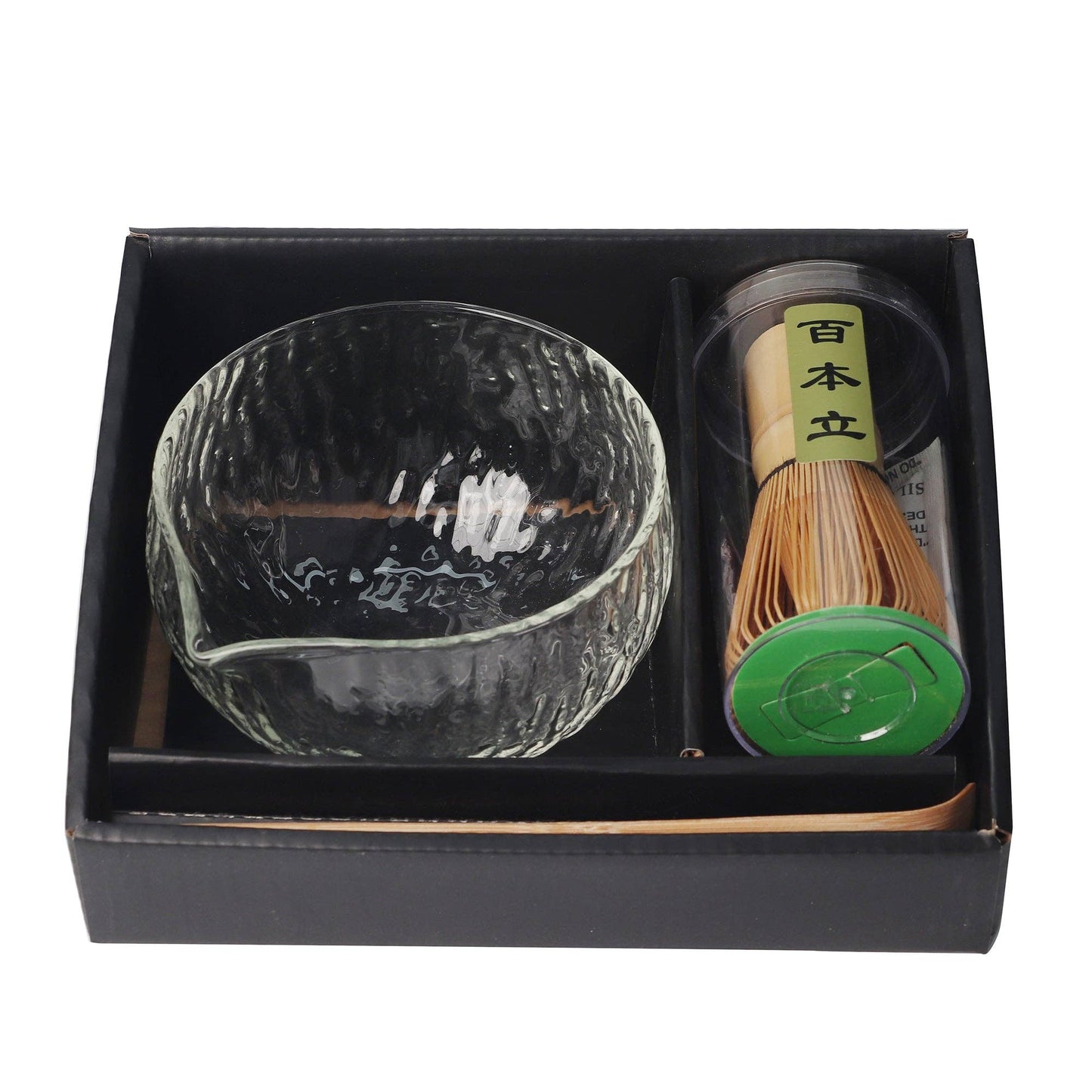 Glass Matcha Set (w/ Whisk and Scoop)