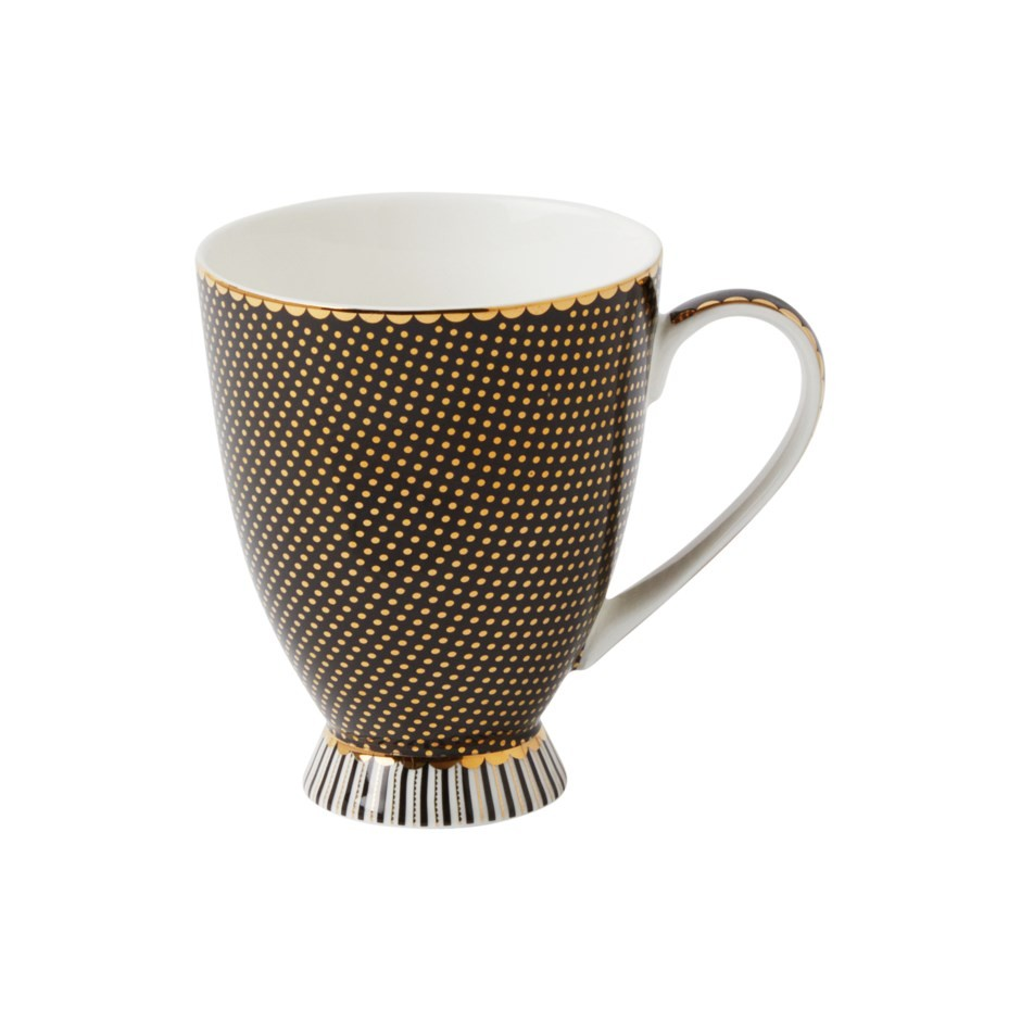 Maxwell & Williams - Black Regency Footed Mug