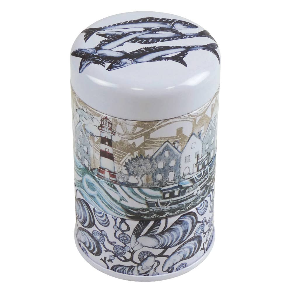 Fishing Village Mini Stacker Tin