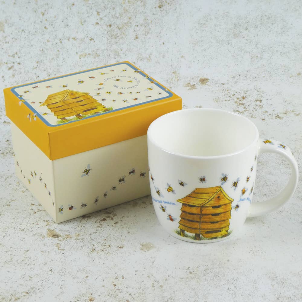 Beehive China Mug With Gift Box