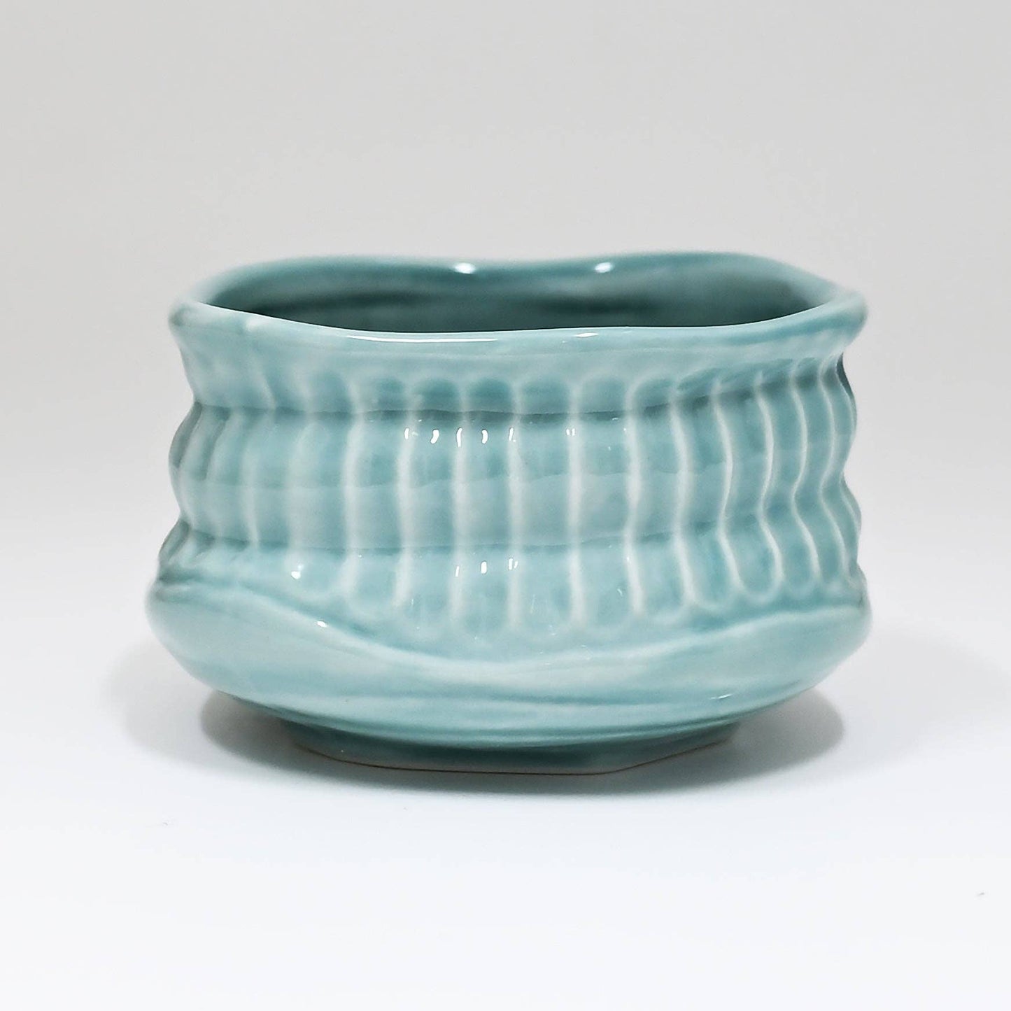 Minoware Turquoise Mini Matcha Bowl 7oz