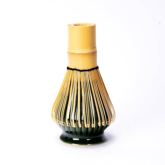 Matcha Whisk Stand - Porcelain Dark Green