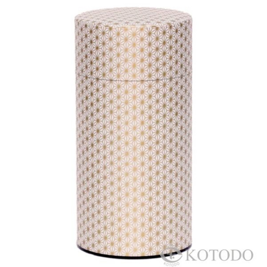 50g Gold on White, Washi Paper Canister
