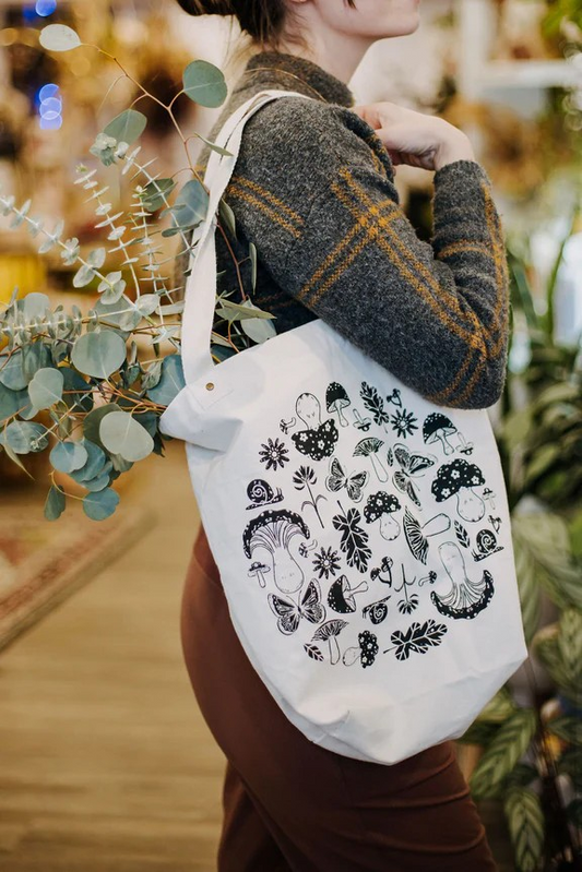 "Shroom & Bloom" Tote Bag