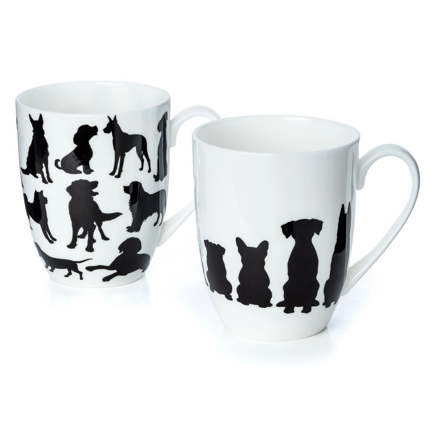 McIntosh - Dog Silhouette (Mug Pair)