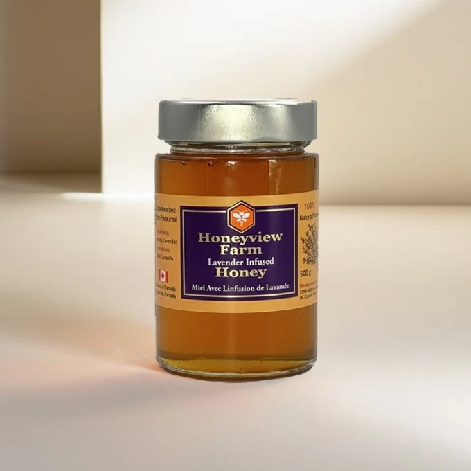 Lavender Infused Honey (160g & 500g)