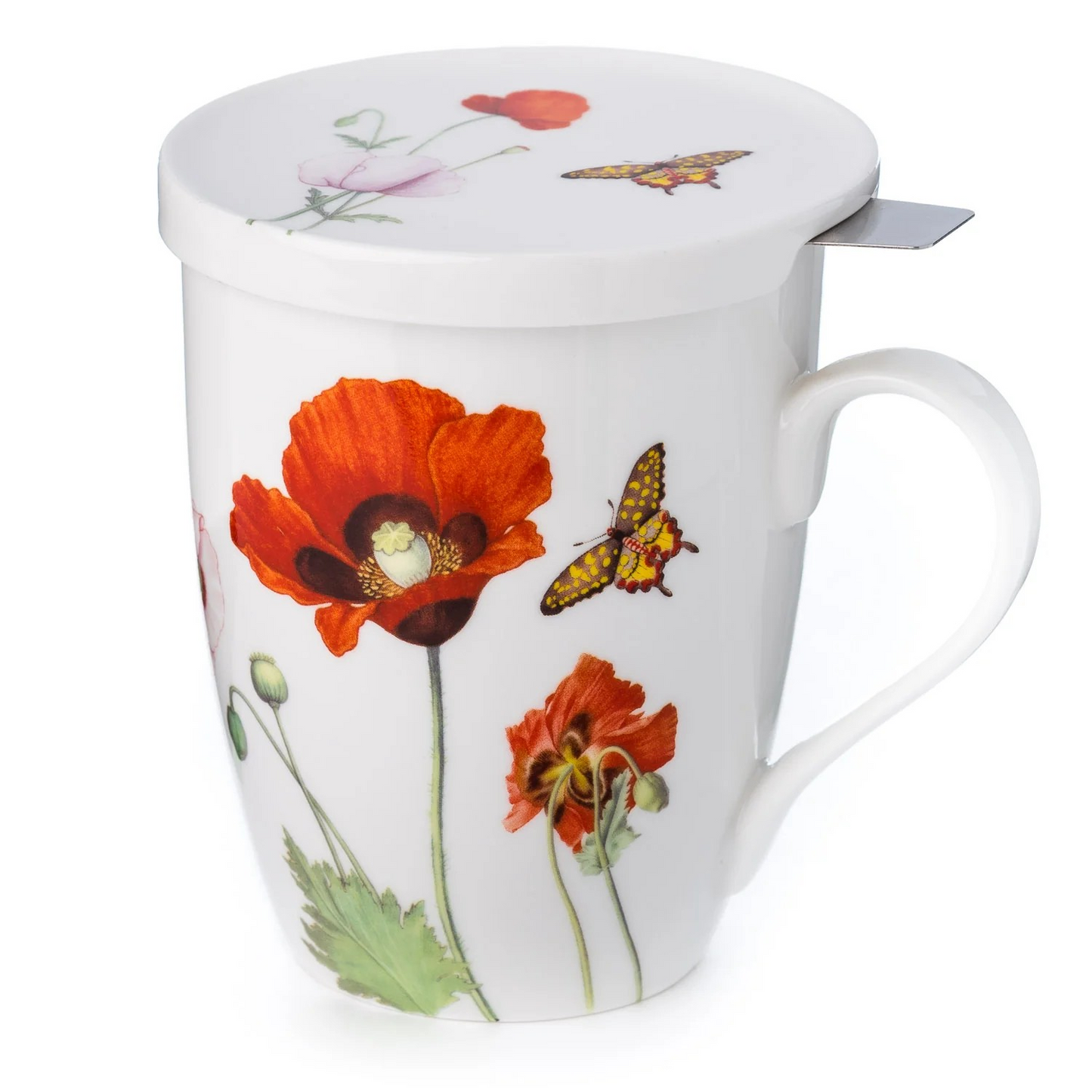 McIntosh - 'Poppies' (Tea Mug w/ Infuser)