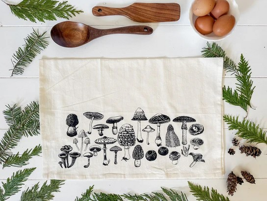 "New Mushroom" Tea Towel