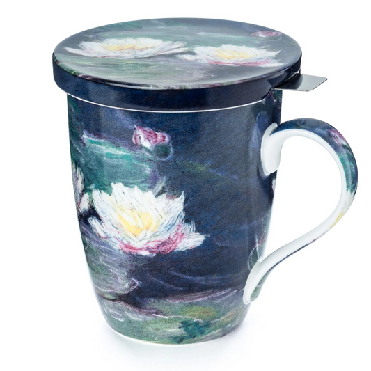 McIntosh- Monet, 'Water Lilies' (Tea Mug w/ Infuser)