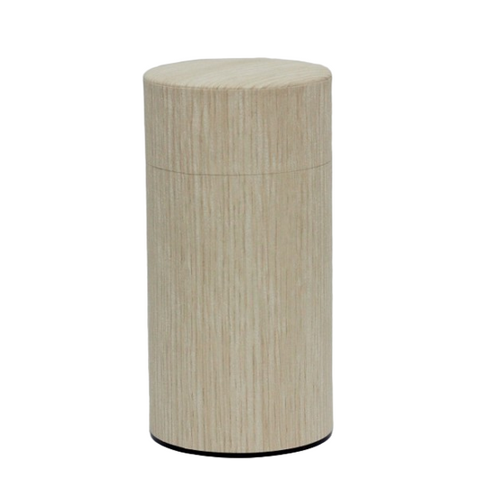 50g Oak Wood Wrapped Canister