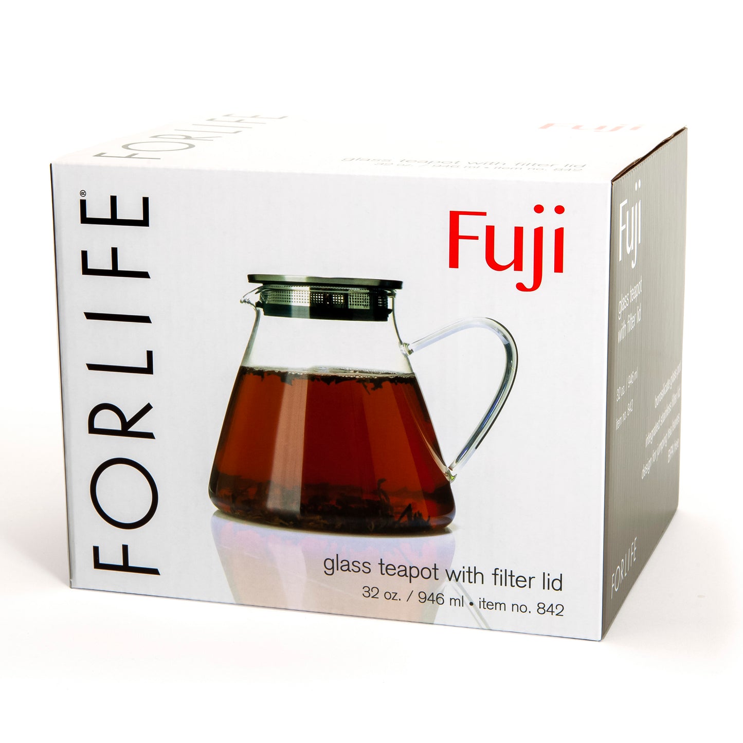 FORLIFE Fuji Tetera de Vidrio con Filtro (2 tamaños)