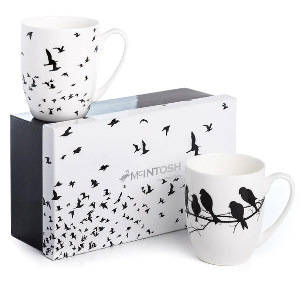 McIntosh - Paire de tasses à silhouette d'oiseau