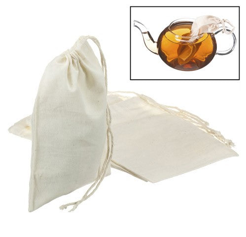 Bolsa de té de algodón (grande)