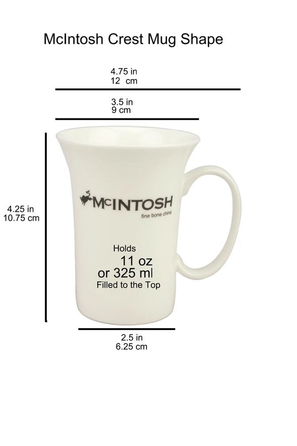 McIntosh - White Cat (Crest Mug)