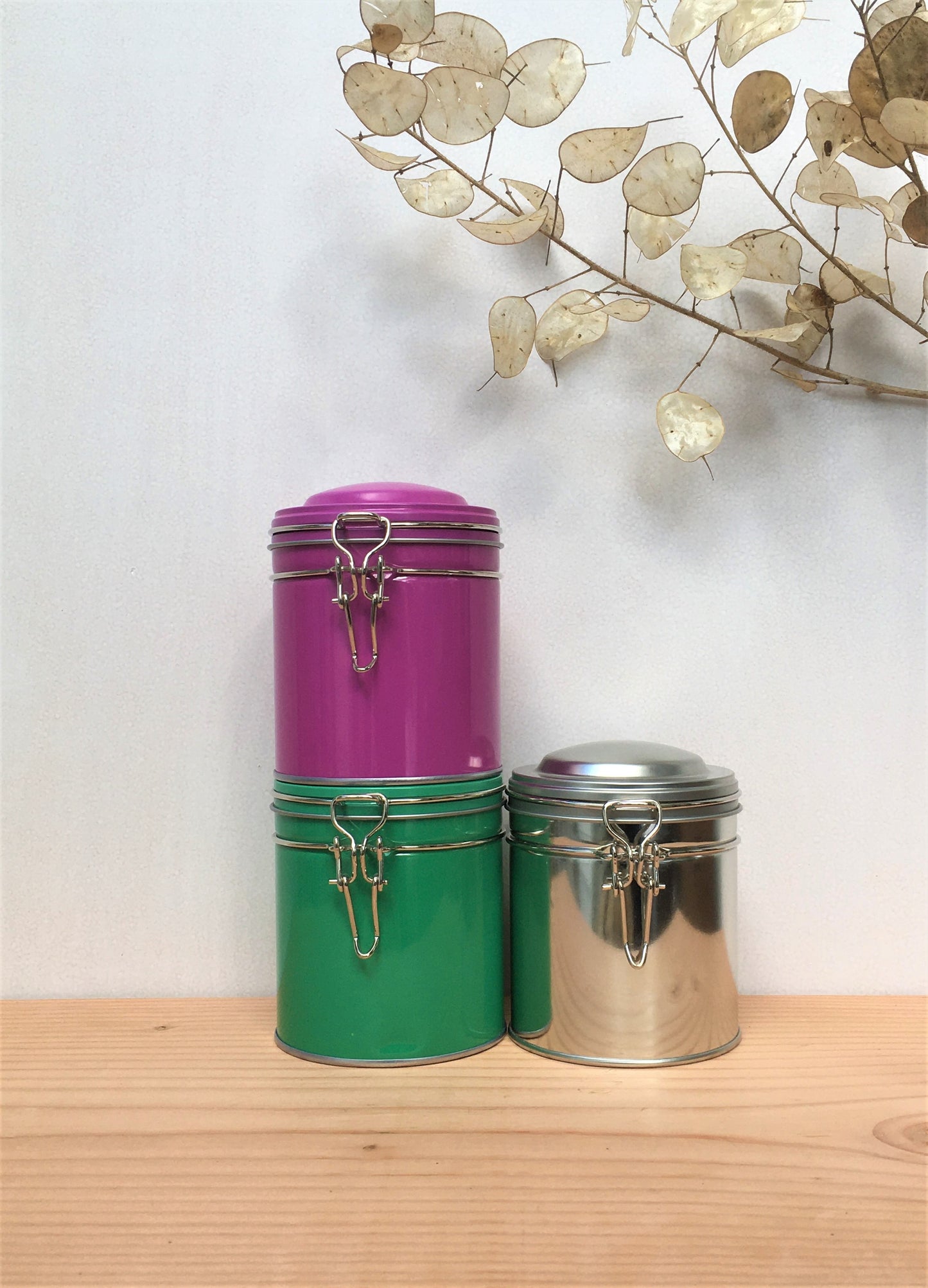 200g Stackable Tin w/ Clasp (2 colours)
