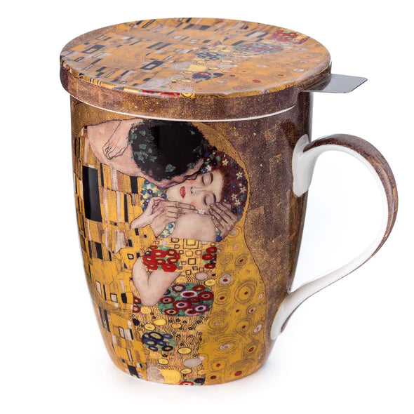 McIntosh - Gustav Klimt, The Kiss (Taza de té con infusor)