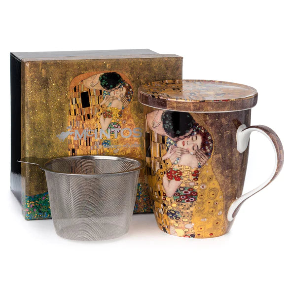 McIntosh - Gustav Klimt, Le Baiser (Tasse à thé avec infuseur)