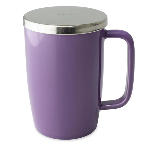 FORLIFE Dew Brew-In-Mug con infusor y tapa (6 colores) 18 oz