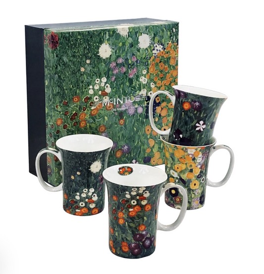 McIntosh - Klimt, Flower Garden (Set Of 4)