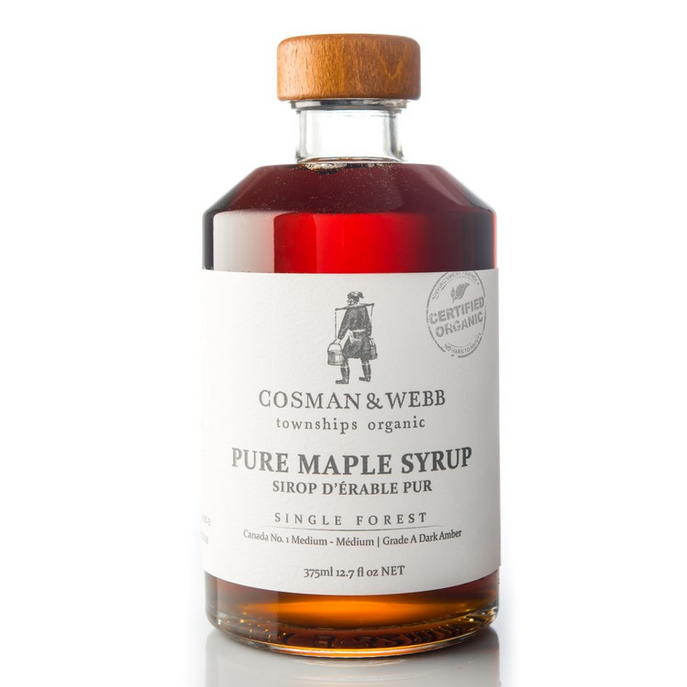Organic Maple Syrup, Amber Rich Taste 375ml