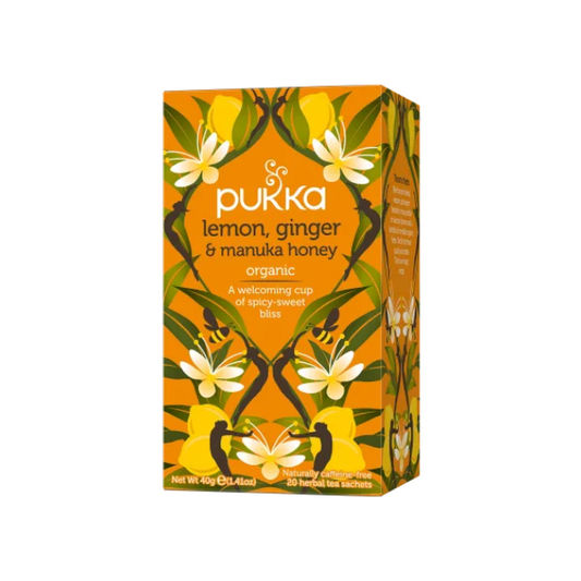 Pukka - Limón, Jengibre y Miel de Manuka - Orgánico