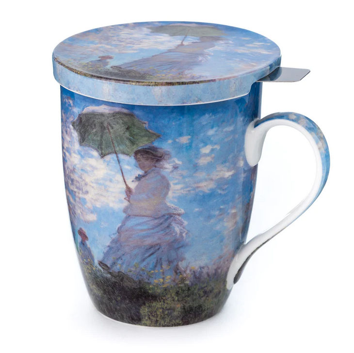 McIntosh - Monet, Girl With Parasol (Tea Mug w/ Infuser)