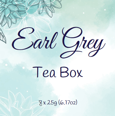 Caja de té Earl Grey