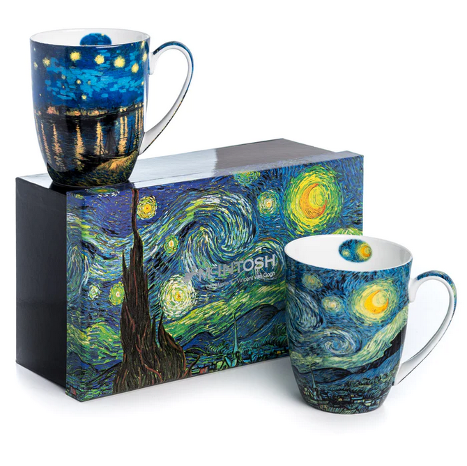 McIntosh - Van Gogh, Noche estrellada (par de tazas)