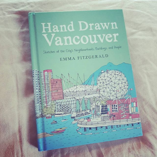 Libro de Vancouver dibujado a mano